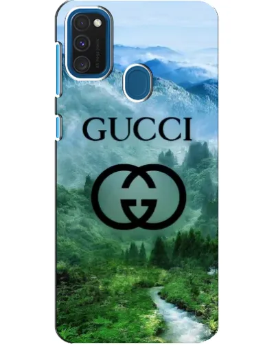 Чехол для Samsung Galaxy A21s с картинкой «Gucci — горный пейзаж» Чехол для Samsung Galaxy A21s с картинкой «Gucci — горный пейзаж»