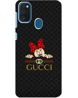 Чехол для Samsung Galaxy A21s с картинкой «Минни Маус Gucci — черный» Чехол для Samsung Galaxy A21s с картинкой «Минни Маус Gucci — черный»