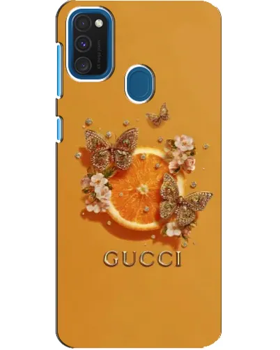 Чехол для Samsung Galaxy A21s с картинкой «Gucci — золотые бабочки» Чехол для Samsung Galaxy A21s с картинкой «Gucci — золотые бабочки»