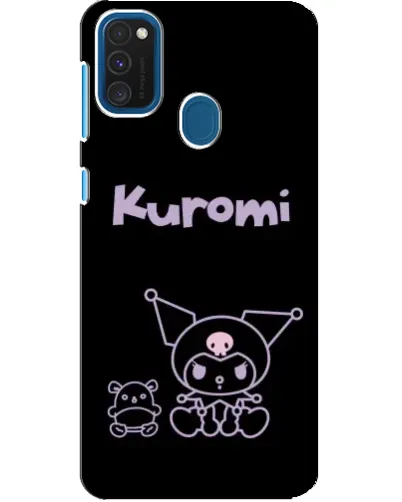 Чехол для Samsung Galaxy A21s с картинкой «Kuromi — черный минимализм» Чехол для Samsung Galaxy A21s с картинкой «Kuromi — черный минимализм»