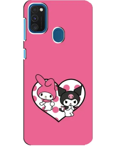 Чехол для Samsung Galaxy A21s с картинкой «Kuromi и My Melody» Чехол для Samsung Galaxy A21s с картинкой «Kuromi и My Melody»