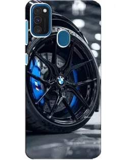 Чехол для Samsung Galaxy A21s с картинкой «Колесо BMW вблизи» Чехол для Samsung Galaxy A21s с картинкой «Колесо BMW вблизи»