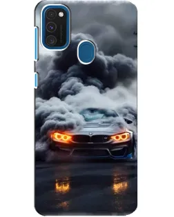Чехол для Samsung Galaxy A21s с картинкой «BMW в дыму» Чехол для Samsung Galaxy A21s с картинкой «BMW в дыму»