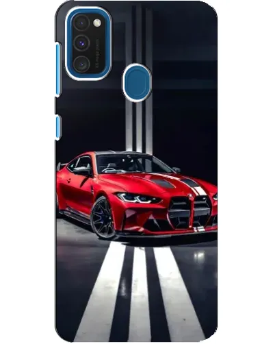 Чехол для Samsung Galaxy A21s с картинкой «Красная BMW на дороге» Чехол для Samsung Galaxy A21s с картинкой «Красная BMW на дороге»