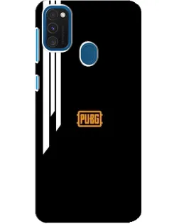 Чехол для Samsung Galaxy A21s с картинкой «PUBG — вертикальные линии»