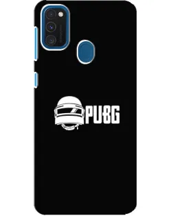 Чехол для Samsung Galaxy A21s с картинкой «PUBG — классический лого»