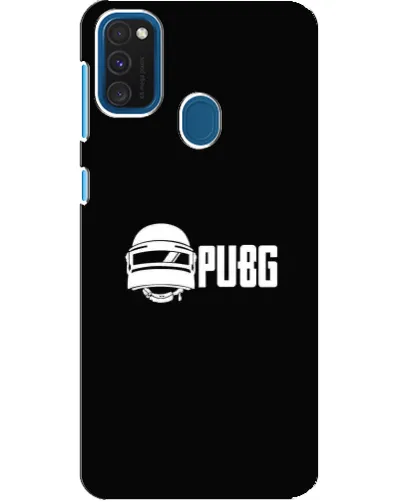 Чехол для Samsung Galaxy A21s с картинкой «PUBG — классический лого»
