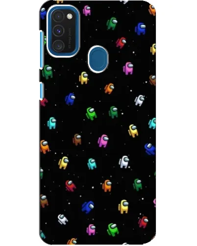 Чехол для Samsung Galaxy A21s с картинкой «Экипаж Among Us»