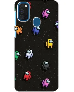 Чехол для Samsung Galaxy A21s с картинкой «Космический паттерн Among Us» Чехол для Samsung Galaxy A21s с картинкой «Космический паттерн Among Us»