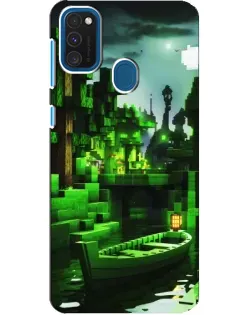 Чехол для Samsung Galaxy A21s с картинкой «Minecraft лесной пейзаж» Чехол для Samsung Galaxy A21s с картинкой «Minecraft лесной пейзаж»