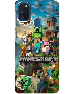 Чехол для Samsung Galaxy A21s с картинкой «Замок Minecraft» Чехол для Samsung Galaxy A21s с картинкой «Замок Minecraft»