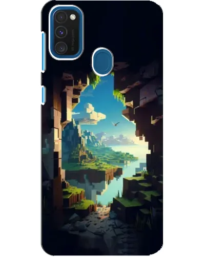 Чехол для Samsung Galaxy A21s с картинкой «Вид из пещеры»