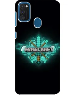 Чехол для Samsung Galaxy A21s с картинкой «Minecraft Diamond лого» Чехол для Samsung Galaxy A21s с картинкой «Minecraft Diamond лого»
