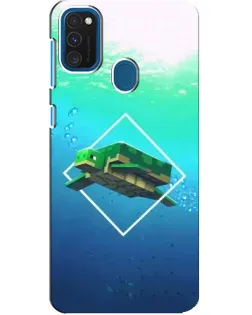 Чехол для Samsung Galaxy A21s с картинкой «Черепаха Minecraft» Чехол для Samsung Galaxy A21s с картинкой «Черепаха Minecraft»