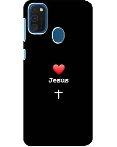 Чехол для Samsung Galaxy A21s с картинкой «Сердце - Jesus» Чехол для Samsung Galaxy A21s с картинкой «Сердце - Jesus»
