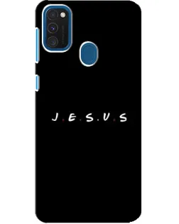 Чехол для Samsung Galaxy A21s с картинкой «Точки веры J.E.S.U.S.»