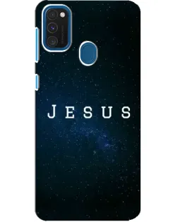 Чехол для Samsung Galaxy A21s с картинкой «Звездное небо Jesus»
