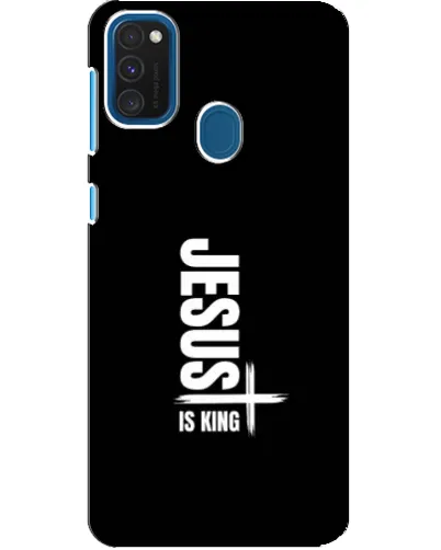 Чехол для Samsung Galaxy A21s с картинкой «Вертикаль веры Jesus»