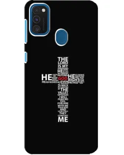 Чехол для Samsung Galaxy A21s с картинкой «Текстовый крест» Чехол для Samsung Galaxy A21s с картинкой «Текстовый крест»