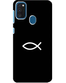 Чехол для Samsung Galaxy A21s с картинкой «Символ рыбы Jesus» Чехол для Samsung Galaxy A21s с картинкой «Символ рыбы Jesus»