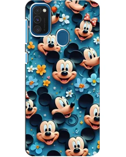 Чехол для Samsung Galaxy A21s с картинкой «Паттерн Микки и Минни» Чехол для Samsung Galaxy A21s с картинкой «Паттерн Микки и Минни»