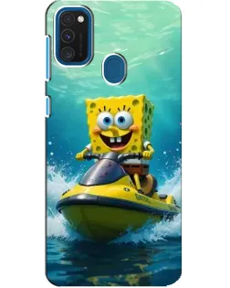 Чохол для Samsung Galaxy A21s з картинкою «Спанч Боб на гідроциклі» Чохол для Samsung Galaxy A21s з картинкою «Спанч Боб на гідроциклі»