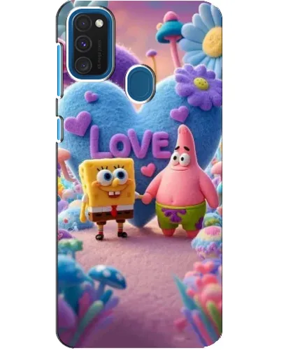 Чехол для Samsung Galaxy A21s с картинкой «Губка Боб Патрик» Чехол для Samsung Galaxy A21s с картинкой «Губка Боб Патрик»
