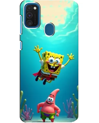 Чехол для Samsung Galaxy A21s с картинкой «Спанч Боб под водой» Чехол для Samsung Galaxy A21s с картинкой «Спанч Боб под водой»