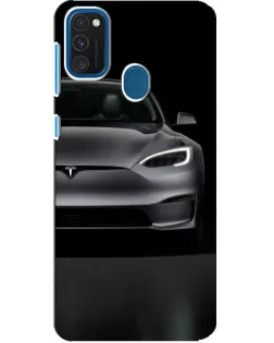 Чехол для Samsung Galaxy A21s с картинкой «Tesla Model S Look»
