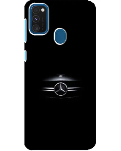 Чехол для Samsung Galaxy A21s с картинкой «Mercedes — абстрактные линии»