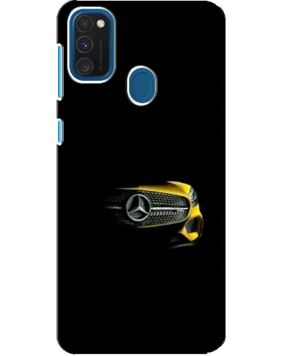 Чехол для Samsung Galaxy A21s с картинкой «Mercedes — ретро стиль»