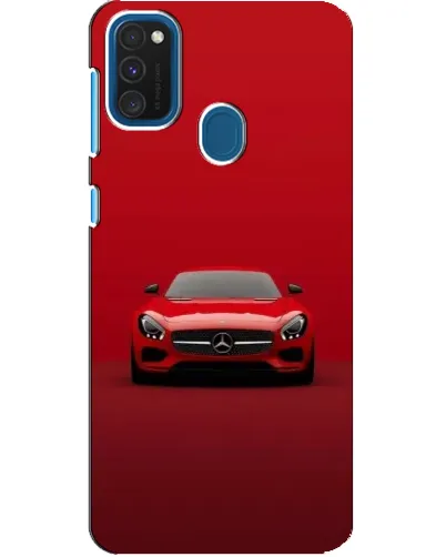 Чехол для Samsung Galaxy A21s с картинкой «Красный Mercedes AMG»