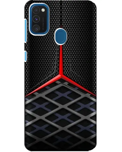 Чехол для Samsung Galaxy A21s с картинкой «Mercedes Carbon Grid»