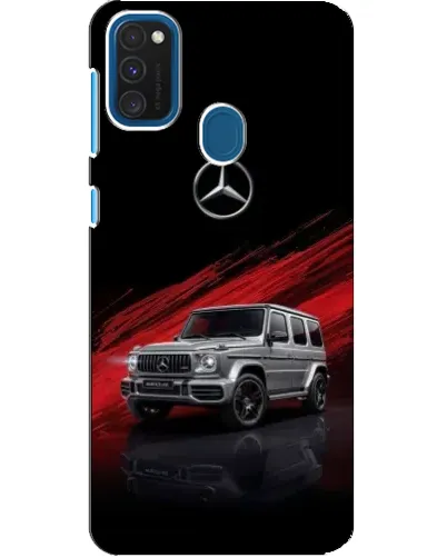 Чехол для Samsung Galaxy A21s с картинкой «Mercedes G-Class красный»