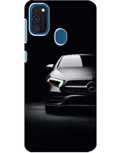 Чехол для Samsung Galaxy A21s с картинкой «Свет фар Mercedes»