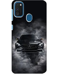 Чехол для Samsung Galaxy A21s с картинкой «Mercedes в дыму» Чехол для Samsung Galaxy A21s с картинкой «Mercedes в дыму»