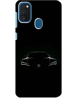 Чехол для Samsung Galaxy A21s с картинкой «Mercedes — силуэт авто» Чехол для Samsung Galaxy A21s с картинкой «Mercedes — силуэт авто»