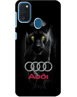 Чехол для Samsung Galaxy A21s с картинкой «Пантера и Audi»
