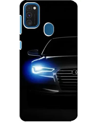 Чехол для Samsung Galaxy A21s с картинкой «Неоновый взгляд Audi» Чехол для Samsung Galaxy A21s с картинкой «Неоновый взгляд Audi»