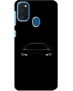 Чехол для Samsung Galaxy A21s с картинкой «Взгляд Audi в темноте»