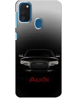 Чехол для Samsung Galaxy A21s с картинкой «Audi — градиентный контур»