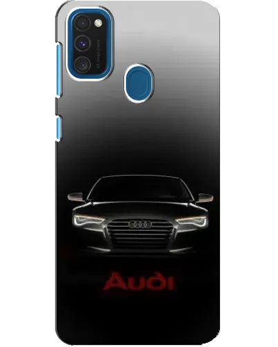 Чехол для Samsung Galaxy A21s с картинкой «Audi — градиентный контур» Чехол для Samsung Galaxy A21s с картинкой «Audi — градиентный контур»