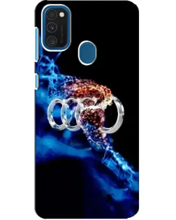 Чехол для Samsung Galaxy A21s с картинкой «Энергия лого Audi»