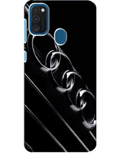 Чехол для Samsung Galaxy A21s с картинкой «Audi — абстрактные кольца»
