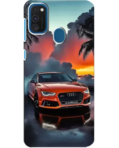Чехол для Samsung Galaxy A21s с картинкой «Audi — закат» Чехол для Samsung Galaxy A21s с картинкой «Audi — закат»