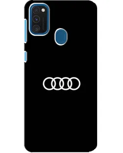 Чехол для Samsung Galaxy A21s с картинкой «Audi White Logo»