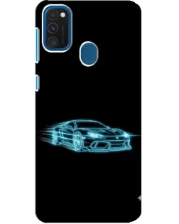 Чехол для Samsung Galaxy A21s с картинкой «Неоновый контур Lamborghini» Чехол для Samsung Galaxy A21s с картинкой «Неоновый контур Lamborghini»