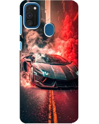 Чехол для Samsung Galaxy A21s с картинкой «Lamborghini красный дым» Чехол для Samsung Galaxy A21s с картинкой «Lamborghini красный дым»