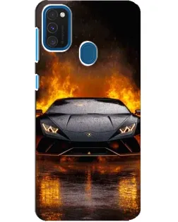 Чехол для Samsung Galaxy A21s с картинкой «Lamborghini в огне» Чехол для Samsung Galaxy A21s с картинкой «Lamborghini в огне»