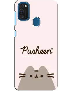 Чехол для Samsung Galaxy A21s с картинкой «Pusheen логотип» Чехол для Samsung Galaxy A21s с картинкой «Pusheen логотип»